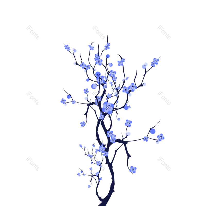 插画图片,树枝元素,树枝装饰PNG,免抠素材